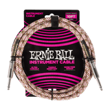 Ernie Ball Braided Straight/Straight 10FT - Emerald Argyle