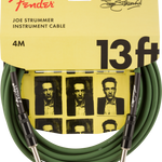 Fender Joe Strummer Pro 13' Instrument Cable, Drab Green - Regent Sounds