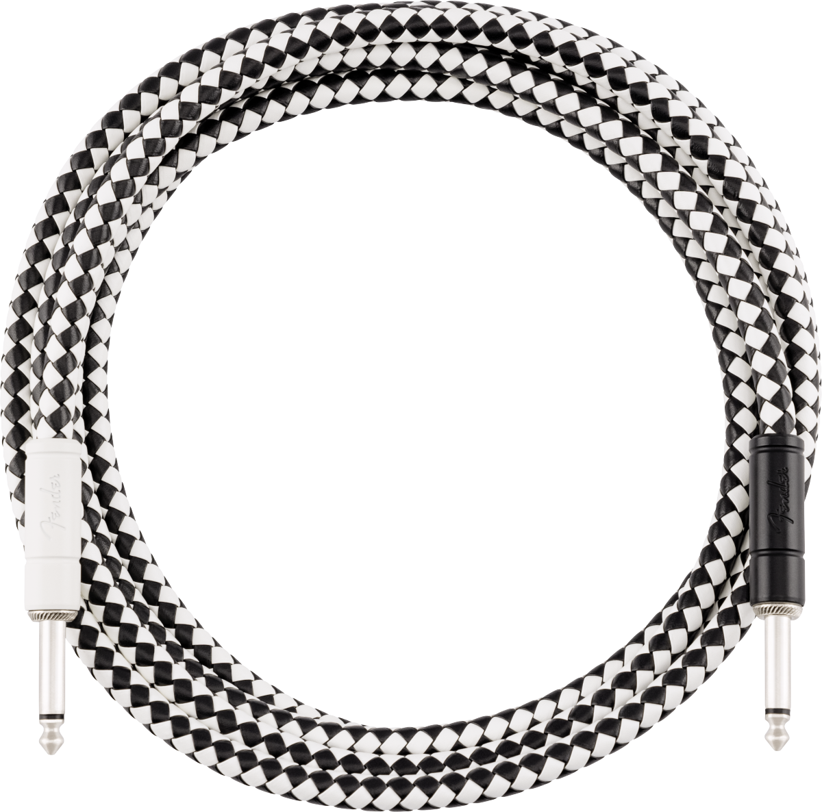 Fender Pro 10' Instrument Cable, Checkerboard - Regent Sounds