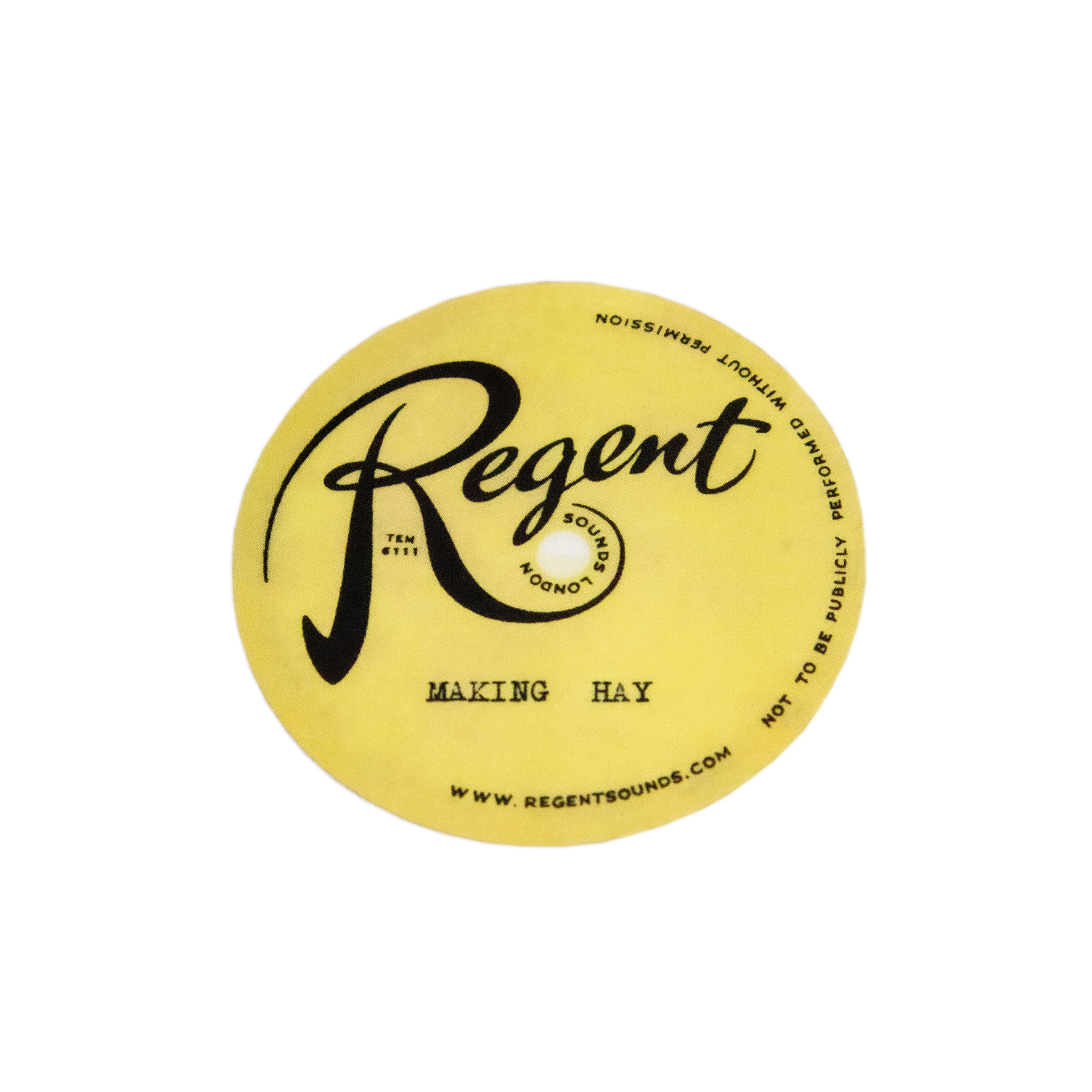 Regent Sounds Stickers