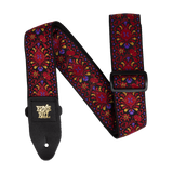 Ernie Ball Classic Jacquard Strap Crimson Royal Bloom